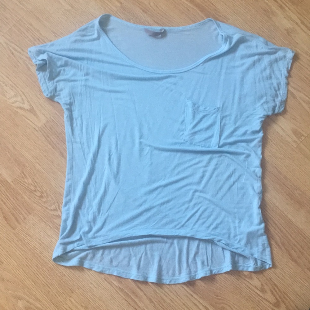 Small baby blue shirt